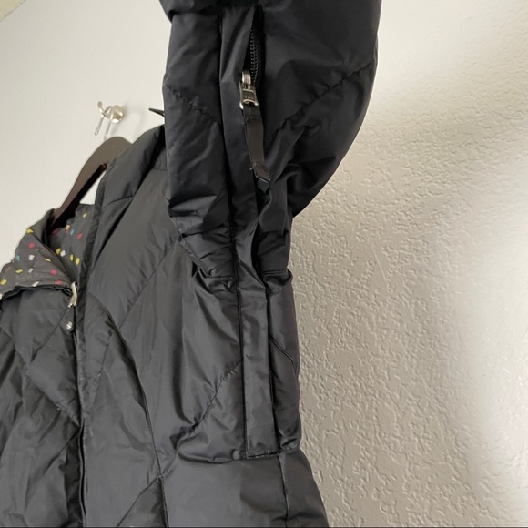 BURTON Black Reversible Goose Down Ski Snowboard Jacket Medium - Picture 5 of 8